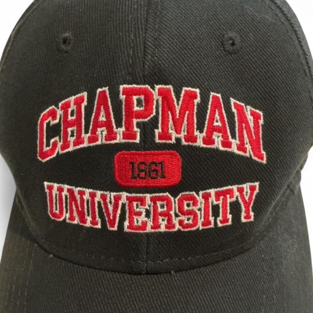 Aardvark Creations Chapman‎ University Hat Mens OSFA Black Excellent 1861 Cap